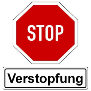 Stop Verstopfung